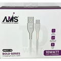AMS Type-C Cable 1M 10W Fast Charging Data Cable AMCC-34 Bold Series