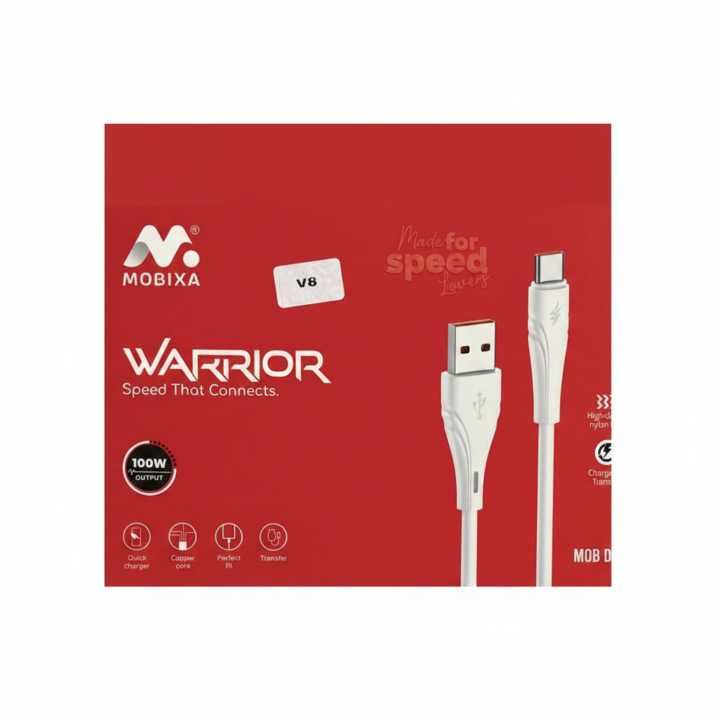 Mobixa Warrior USB to Type-C Cable DC-61 Fast Charging Data Cable