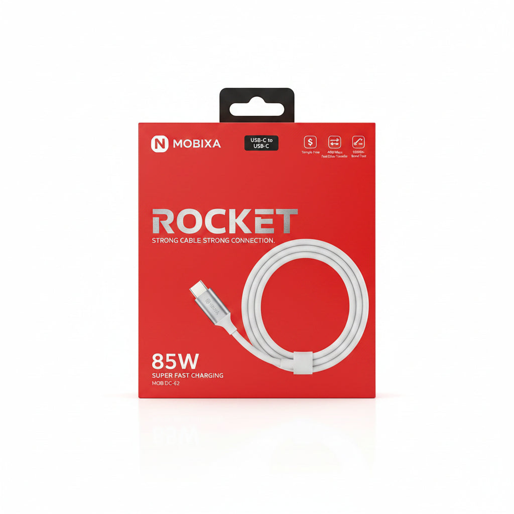 Mobixa Rocket V8 USB Cable 85W Fast Charging | Micro USB Data Cable