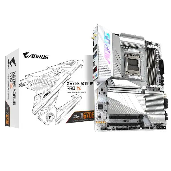 Gigabyte X670E AORUS PRO X AM5 ATX Motherboard – AMD X670E Chipset