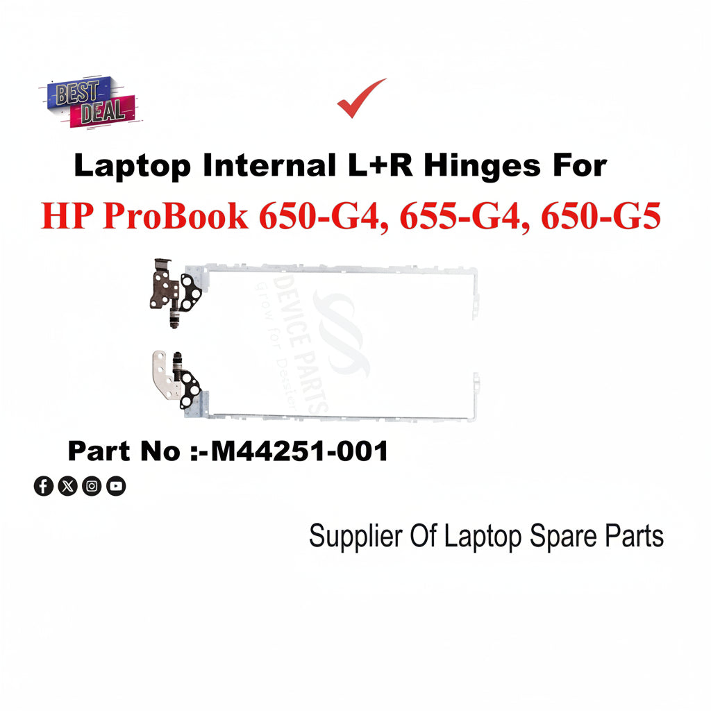 HP | Laptop Hinges (L+R) | M44251-001 | ProBook 650-G4 655-G4 650-G5