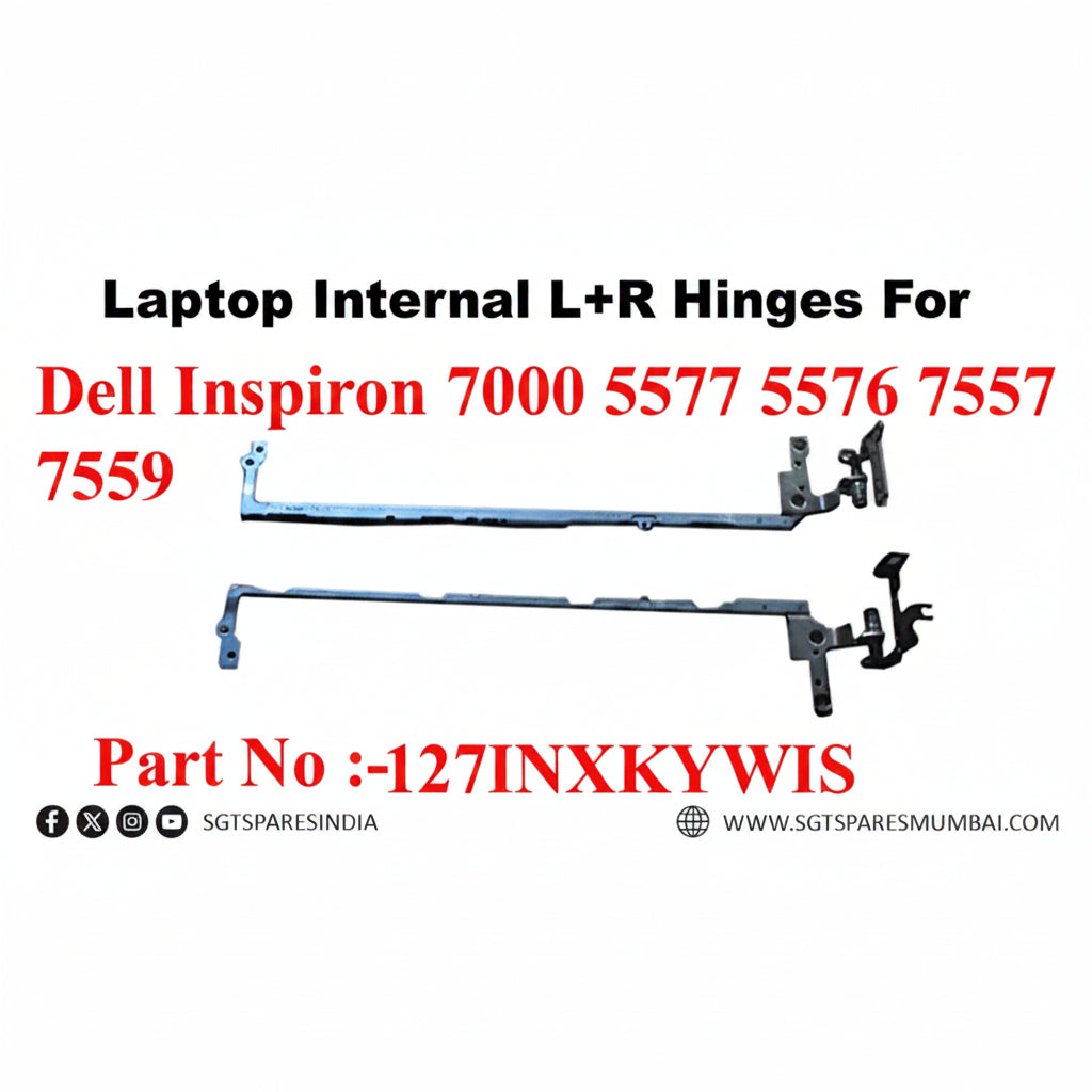 Dell | Laptop Hinges L+R | 127INXKYWIS | Inspiron 7000 5577 5576 7557 7559