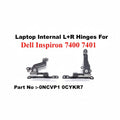 Dell | Laptop Hinges L+R | 0NCVP1-0CYKR7 | Inspiron 7400 7401