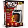 Handy Heater Turbo | 800W Portable Room Heater | Adjustable Thermostat | 12-Hour Timer