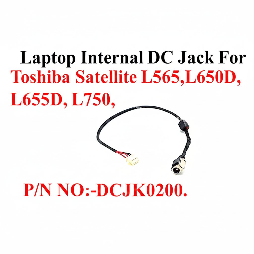 TOSHIBA | DC Jack | DC.JK0200 | Satellite L565 L650D L655 L655D L750