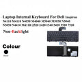 Dell | Internal Keyboard | N4110 Series | Inspiron N4110 M4110 N4050 M4040 M5040 M5050 N5040 N5050 N4410 M411R 2520 2420 1540 5420 5520 7520
