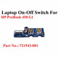 HP | Power Button Board | 721943-001 | ProBook 450 G1