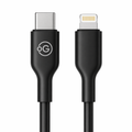 OOGE | Lightning Cable | ROPE 12 TC |USB cable with black connector ends