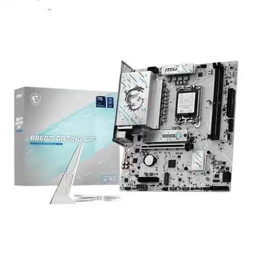 MSI B860M Gaming WiFi 7 mATX AMD Ryzen Motherboard with DDR5, PCIe 5.0, 2.5G LAN & Type-C