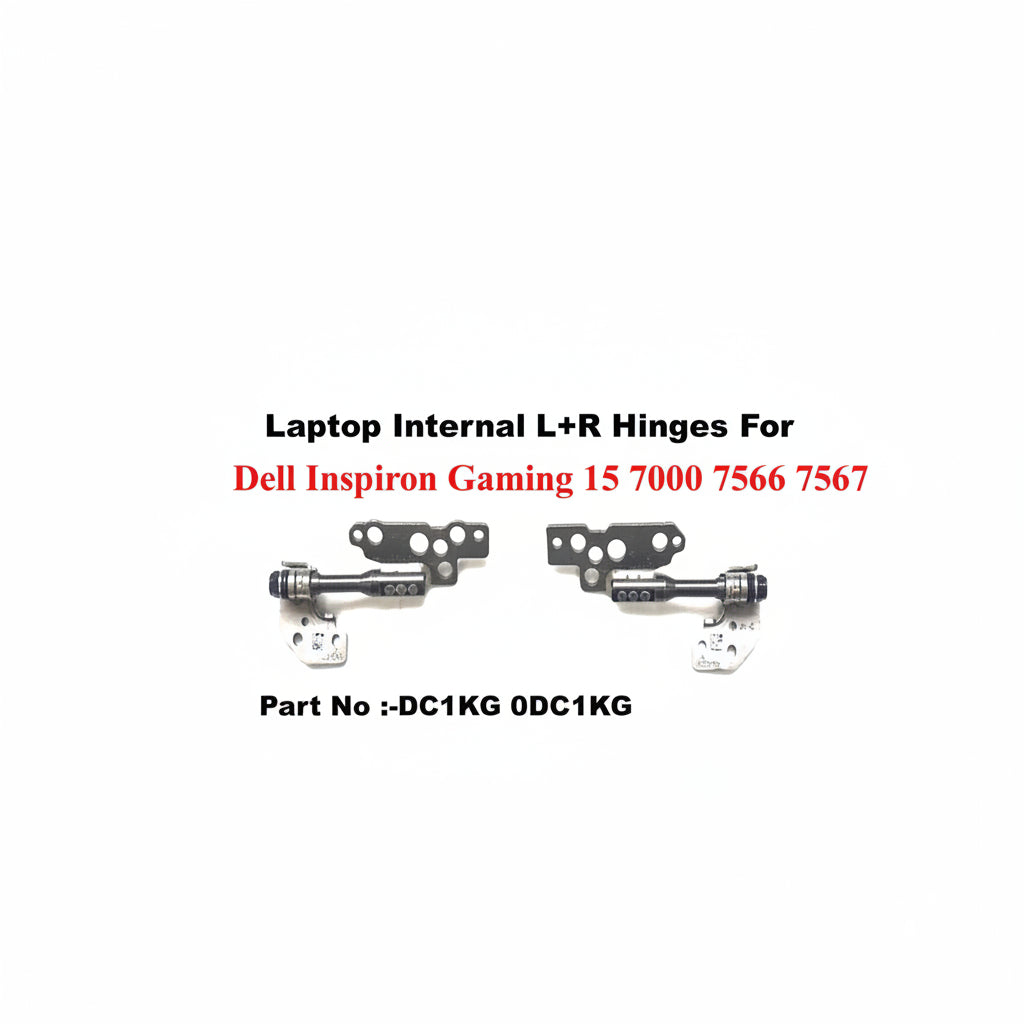 Dell | Laptop Internal L+R Hinges | DC1KG 0DC1KG | Inspiron Gaming 15 7000 7566, 7567