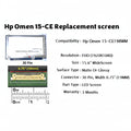 HP | Replacement Screen | 15-CE | Omen 15-CE