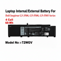 Dell | Internal Battery | 72WGV | Inspiron G3 3500 G5 5500 5505
