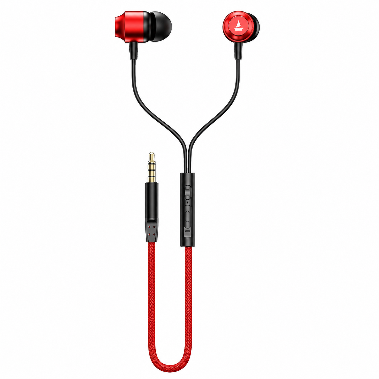 Boat BassHeads 162 V2 Wired Earphones | In-Ear Earphones with Mic | 3.5mm Bass Driven Headset