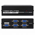 4 Port VGA Splitter 200MHz VGA-2004 | VGA Video Distribution Amplifier | Monitor Display Splitter