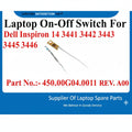 Dell | Power Button Board | 450.00G04.0011 | Inspiron 14 3441 3442 3443 3445 3446