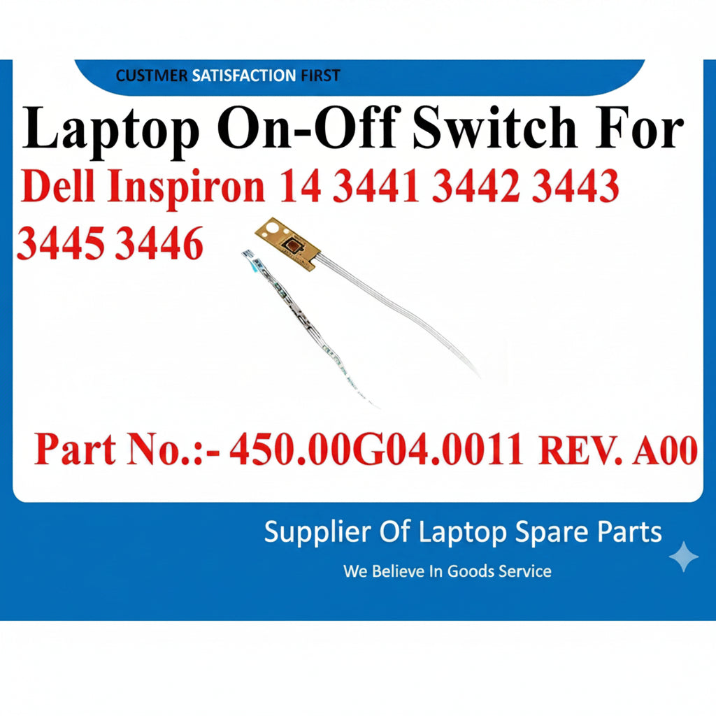 Dell | Power Button Board | 450.00G04.0011 | Inspiron 14 3441 3442 3443 3445 3446