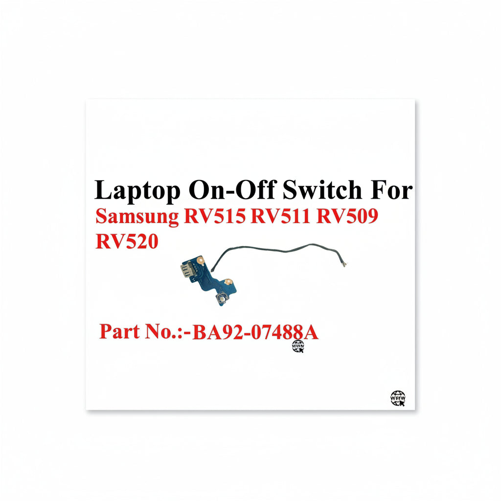 Samsung | Power Button Switch | BA92-07488A | RV515 RV511 RV509 RV520