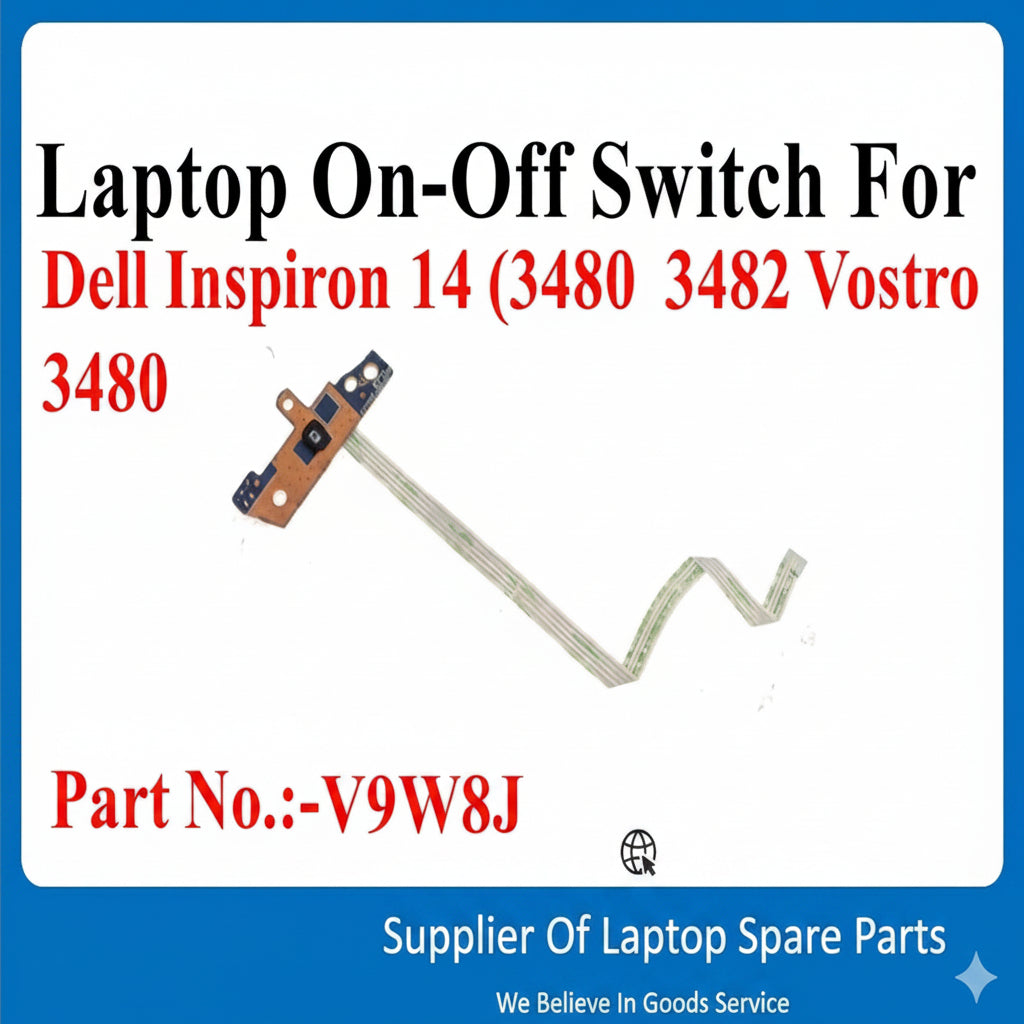 Dell | Power Button Board | V9W8J | Inspiron 14 3480 3482 Vostro 3480