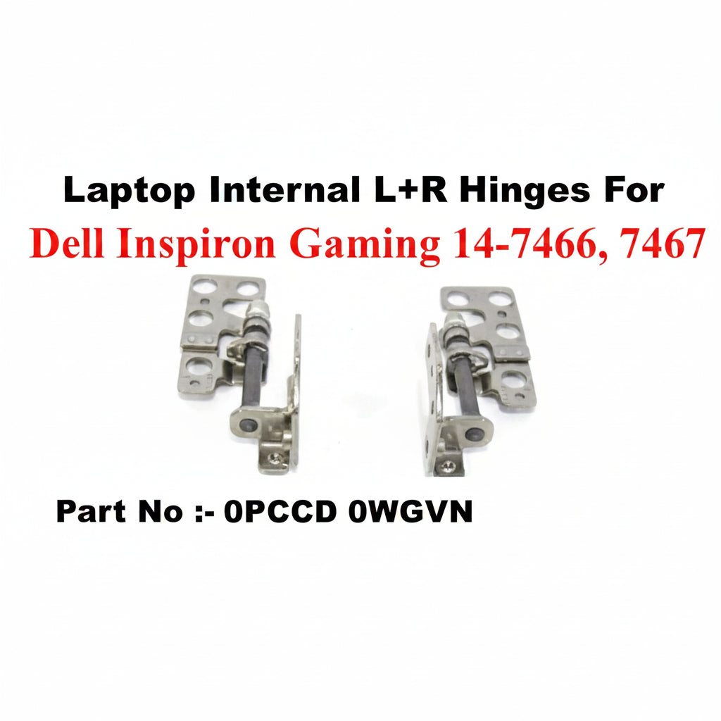 Dell | Laptop Internal L+R Hinges | 0PCCD 0WGVN | Inspiron Gaming 14-7466, 7467