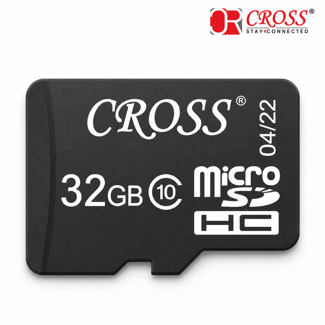 Cross 32GB MicroSD Memory Card | High-Speed Mobile Storage Card | Secure Digital Flash Memory Card