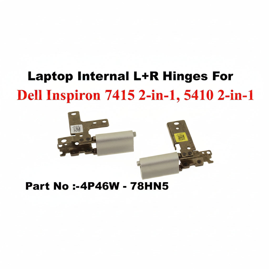 Dell | Laptop Internal L+R Hinges | 4P46W - 78HN5 | Inspiron 7415 2-in-1, 5410 2-in-1