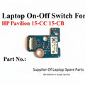 HP | Power Button Board | 928947-001 DAG76APB6D0 | Pavilion 15-CC 15-CB