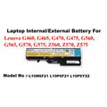 Lenovo | External Battery | L10M6F21 L10P6F21 L10P6Y22 | G460 G465 G470 G475 G560 G565 G570 G575 Z560 Z570 Z575