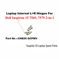 Dell | Laptop Hinges L+R | CHEO5 GCPWY | Inspiron 15 7569 7579 2-in-1