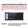 Dell | Internal Battery | 33YDH | Latitude 3380 3480 3580 3590 3490 3400 3500 Vostro 7570 7580 G3 3579 3779 G5 5587 G7 7588 7577 7773 7778 7779 7786