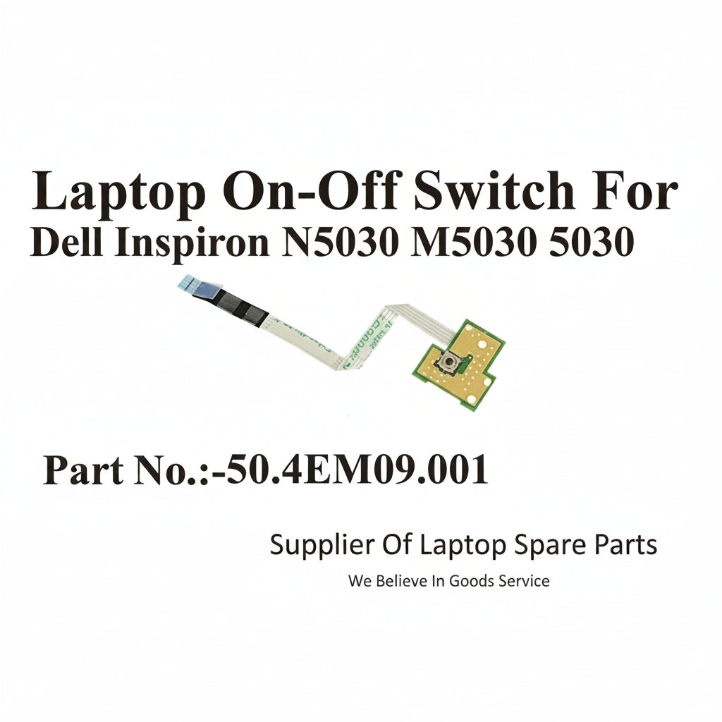 Dell | Power Button Board | 50.4EM09.001 | Inspiron N5030 M5030 5030 5050 2520 3520 Vostro 1440 1540