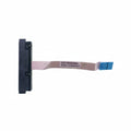 Computer ribbon cable with connectors on a white background