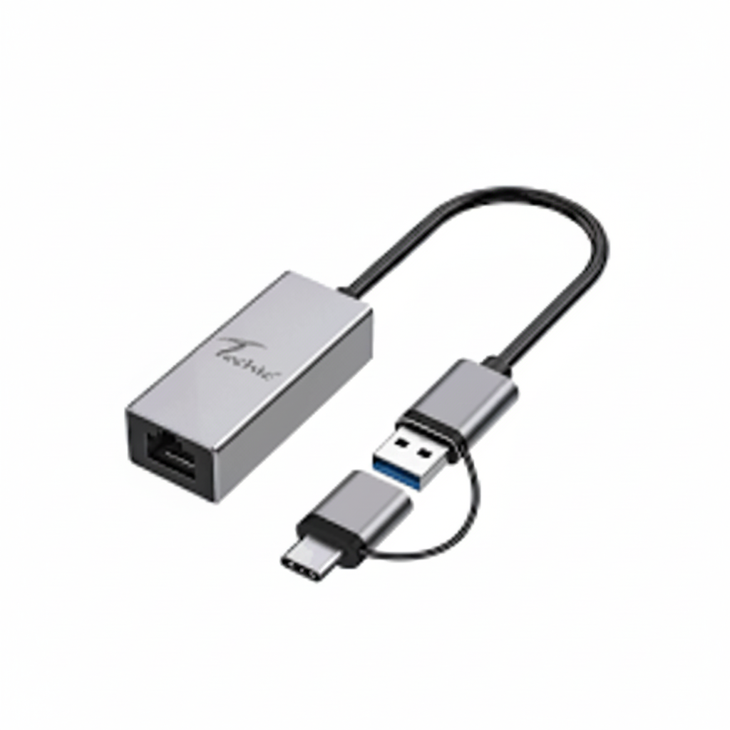 Techie | Type-C USB to Gigabit LAN Converter | COVTC2 | USB-C USB Devices