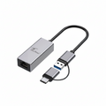 Techie | Type-C USB to Gigabit LAN USB Hub | HUBTC7 | USB-C USB Devices