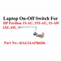 HP | Power Button Board | DAG34APB6D0 | Pavilion 15-AU 15T-AU 15-AW 15Z-AW