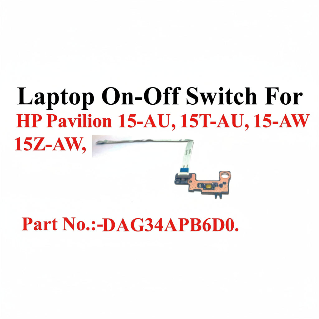 HP | Power Button Board | DAG34APB6D0 | Pavilion 15-AU 15T-AU 15-AW 15Z-AW