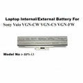 Sony | Laptop Battery | BPS-13 | Vaio VGNCW VGNCS VGNFW