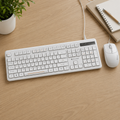COCONUT | Wired Keyboard & Mouse Combo | Velvet | USB Compatible
