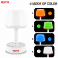 Neuton Galaxy Rechargeable Desk Study Lamp | 4 Light Modes | Solar Charging | 22cm White LED Lamp