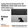 HP | Internal Keyboard Non-Backlit Black | 646365-001 | ProBook 4330S 4331S 4430S 4431S 4435S 4436S