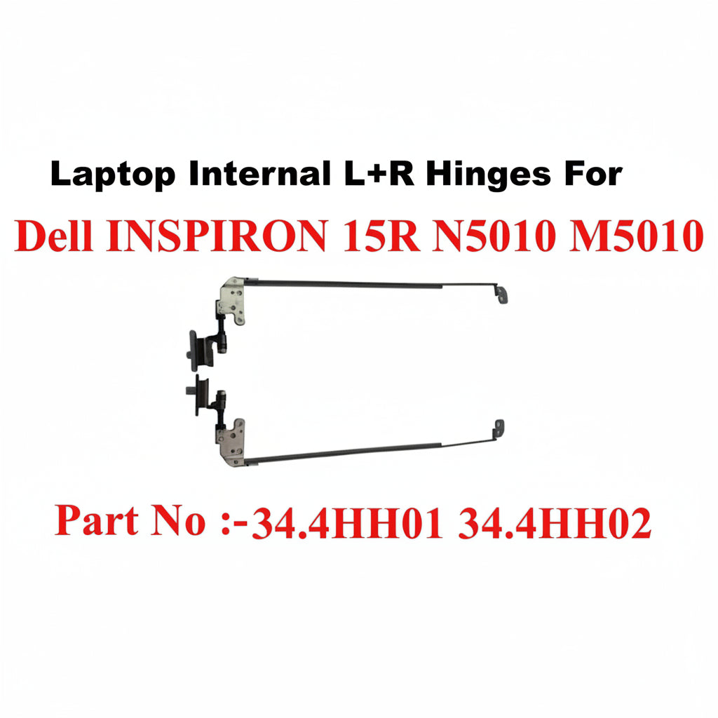 Dell | Laptop Hinges L+R | 34.4HH01 34.4HH02 | Inspiron 15R N5010 M5010