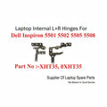 Dell | Laptop Hinges L+R | XHT35 0XHT35 | Inspiron 5501 5502 5505 5508