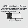 Asus | Laptop Battery | C21N1634 | F542UA P1501UA P1501UR P1510UA R542UA R542UQ R542UR