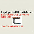 Lenovo | Power Button Switch | NBX000SL00 LS-6753P | G470 G475 G570 G575