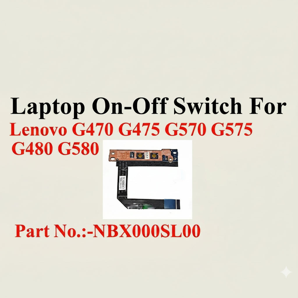 Lenovo | Power Button Switch | NBX000SL00 LS-6753P | G470 G475 G570 G575