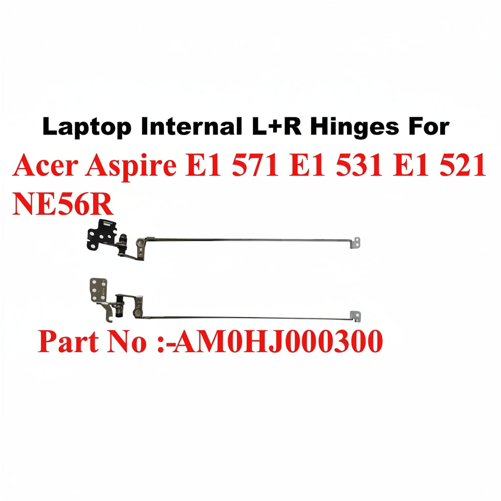 Acer | Laptop Hinges L+R | AM0HJ000300 | Aspire E1-571 E1-531 E1-521 NE56R