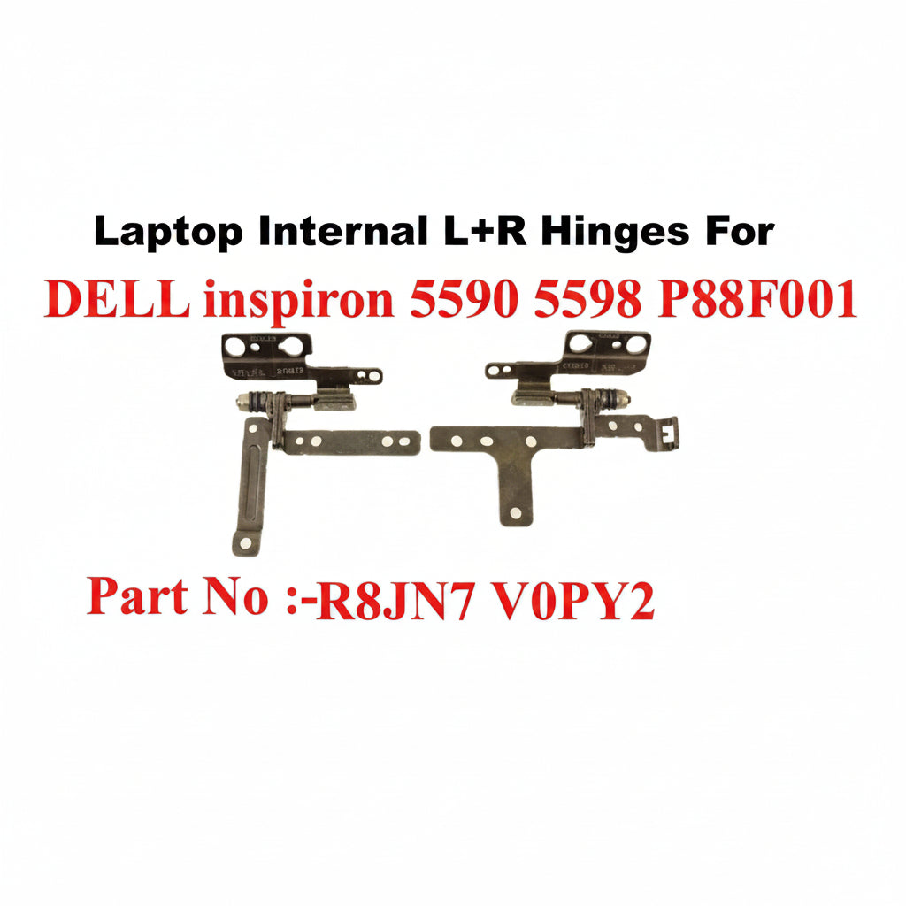 Dell | Laptop Hinges L+R | R8JN7 V0PY2 | Inspiron 5590 5598 P88F001