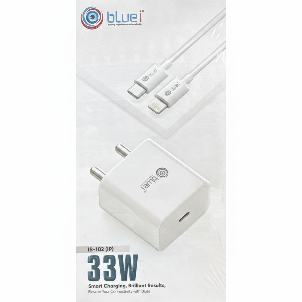 Bluei | Charger Adapter | IB-102 (IP) | 33W Type-C Fast Charger
