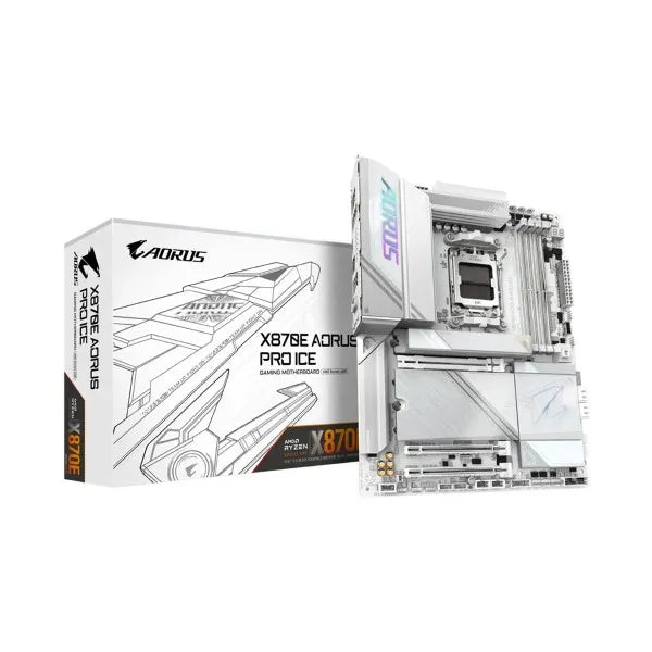 Gigabyte X870E AORUS Pro ICE AM5 ATX DDR5 Wi-Fi 7 Motherboard