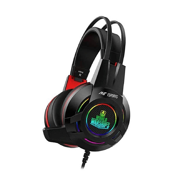 Ant Esports | Gaming Headset | H550W RGB | Black Red Compatible
