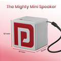Portronics POR 2727 Multimedia Speaker | 3W Portable Stereo Speaker | USB Powered Audio System